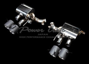 POWER CRAFT HYBRID EXHAUST SYSTEM WITH BLACK TAIL FOR FERRARI GTC4 LUSSO V8 TURBO P-FE1100101-BKT
