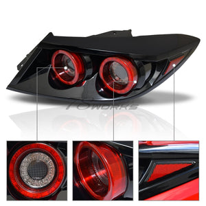 78WORKS 3D ROUND FLOWING TURN SIGNAL LED TAIL LAMP RS SERIES RED FOR TOYOTA GR86 SUBARU BRZ ZN8 ZD8 T021RC