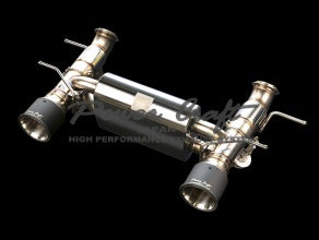 POWER CRAFT HYBRID EXHAUST MUFFLER SYSTEM WITH BLACK TAIL FOR MASERATI MC20 P-MAS1120101-BKT