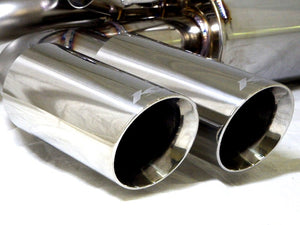 KREISSIEG CAT-BACK F1 SOUND VALVETRONIC EXHAUST SYSTEM 4-PIPE STAINLESS STEEL FLOATING CURL TAIL SANDBLASTED KSG LOGO MARK AT SHIFT FOR TOYOTA 86 T86-02-STAINLESS-AT