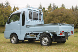 FUJITSUBO AK POLISHED SILENCER MODEL FRONT MUFFLER REAR EXHAUST FOR DAIHATSU HIJET TRUCK JUMBO 4WD S510P KF 740-71802