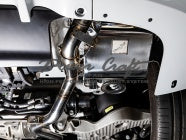 POWER CRAFT HYBRID EXHAUST MUFFLER SYSTEM WITH BLACK TAIL FOR RANGE ROVER SPORT SVR 4WD  P-LAN1130101-BKT - Black Hawk Japan