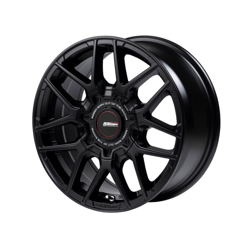 5ZIGEN TF500 XC-M 16X6.5 +38 6-139.7 SEMI GLOSS BLACK XCM6653863SB