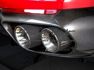 POWER CRAFT HYBRID EXHAUST MUFFLER SYSTEM BLACK TAIL FOR FERRARI 812 P-FE1030101-BKT