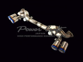 POWER CRAFT HYBRID EXHAUST MUFFLER SYSTEM WITH BLACK TAIL FOR PORSCHE 991.2 CARRERA PORSCHE 991.2 CARRERA S P-PO580101-BKT