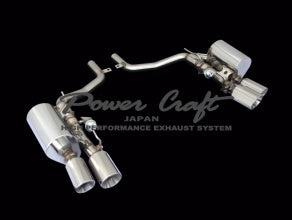 POWER CRAFT TURBO HYBRID EXHAUST MUFFLER SYSTEM FOR MASERATI QUATTROPORTE TURBO V6 4WD 3.0L P-MAS790103