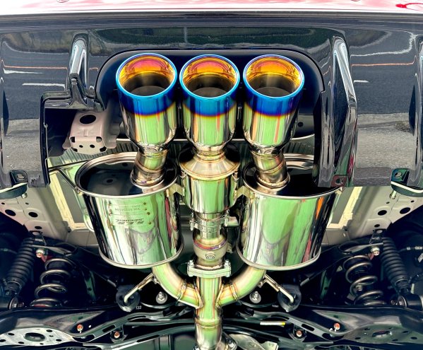 SEEKER SES MUFFLER KIT TRIDENT STREET FOR HONDA CIVIC FL5 11600-FL5-001