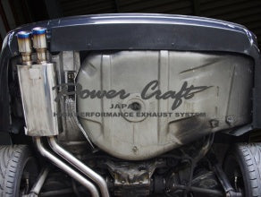 POWER CRAFT EXHAUST MUFFLER SYSTEM WITH BLACK TAIL FOR BMW E36 M3 P-BM570101-BKT