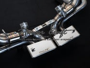 POWER CRAFT HYBRID EXHAUST MUFFLER SYSTEM WITH RACING STRAIGHT CATALYZER INCLUDED FOR HONDA NSX  P-HO160101-SE