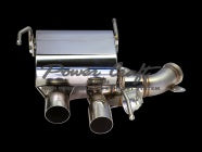 POWER CRAFT HYBRID EXHAUST MUFFLER SYSTEM TITAN TAIL WITH X TUBE  FOR FERRARI F12 TDF P-FE1030101-SE