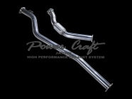 POWER CRAFT HYBRID EXHAUST MUFFLER SYSTEM FOR LEFT HAND DRIVE VEHICLES FOR MERCEDES BENZ CLS53 P-BE650101