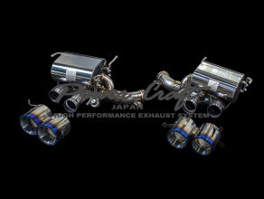 POWER CRAFT HYBRID EXHAUST MUFFLER SYSTEM USE GENUINE TAIL WITH X TUBE FOR FERRARI 812 P-FE1030106-SE - Black Hawk Japan
