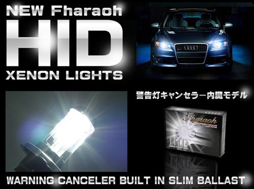 CRYSTAL EYE PHARAOH NEW HID KIT H7 6500 KELVIN WITH BUILT-IN BULB FAILURE WARNING CANCELLER FOR  C019HI