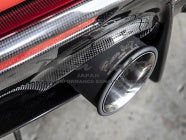 POWER CRAFT HYBRID EXHAUST MUFFLER SYSTEM WITH BLACK TAIL FOR FERRARI 488 PISTA P-FE880103-BKT