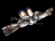POWER CRAFT HYBRID EXHAUST MUFFLER SYSTEM WITH BLACK TAIL FOR PORSCHE 997 GT3 GT3RS P-PO460103-BKT