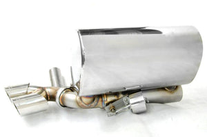 KREISSIEG CAT-BACK F1 SOUND VALVETRONIC EXHAUST SYSTEM STAINLESS STEEL FLOATING CURL TAIL SANDBLASTED KSG LOGO MARK FOR PORSCHE 996 CARRERA 02'~04' 3.6L P996CE-01-STAINLESS-3.6L