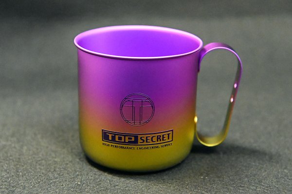 TOP SECRET TITANIUM MUG BLUE TITANIUM FOR  TOP-SECRET-00347