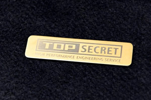 TOP SECRET TITANIUM EMBLEM GOLD FOR  TOP-SECRET-00333