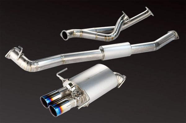 TOP SECRET TS TITANIUM MUFFLER WITH VALVE FOR NISSAN SKYLINE GT-R BNR33 TOP-SECRET-00420