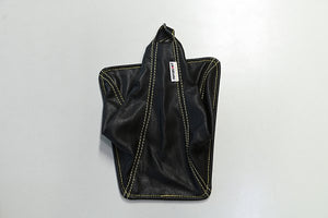 TOP SECRET SHIFT BOOTS GOLD STITCHING FOR NISSAN SKYLINE GT-R BNR32 TOP-SECRET-00434