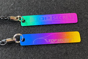 TOP SECRET TITANIUM MOBILE PHONE STRAP BLUE GOLD FOR  TOP-SECRET-00344