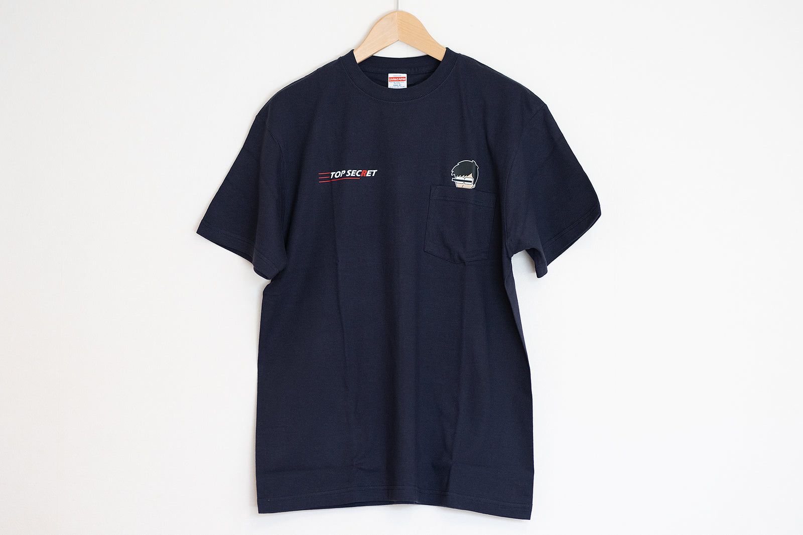 TOP SECRET POCKET SMOKEY T-SHIRT NAVY L TOP-SECRET-00048