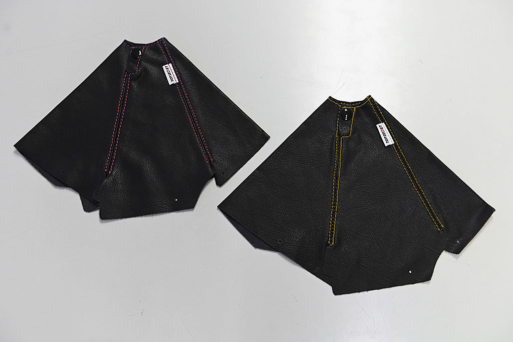 TOP SECRET SHIFT BOOTS GOLD STITCHING FOR NISSAN SKYLINE GT-R BNR34 TOP-SECRET-00362