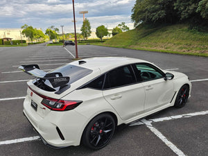VOLTEX GT WING TYPE 4BS 1560MM WET CARBON SWAN NECK TYPE-FL5 ENDPLATE FOR HONDA CIVIC TYPE R FL5 VOLTEX-00044