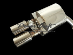 POWER CRAFT HYBRID EXHAUST MUFFLER SYSTEM WITH BLACK TAIL FOR PORSCHE PANAMERA S PORSCHE PANAMERA 4S P-PO470104-BKT