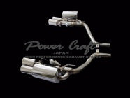 POWER CRAFT TURBO HYBRID EXHAUST MUFFLER SYSTEM FOR MASERATI QUATTROPORTE TURBO V6 2WD 3.0L P-MAS790102