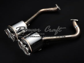 POWER CRAFT RACING STRAIGHT PIPE FOR GENUINE REAR FOR PORSCHE 718 SPYDER CAYMAN GT4 CAYMAN GTS  P-PO600104