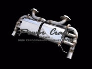 POWER CRAFT HYBRID EXHAUST MUFFLER SYSTEM WITH BLACK TAIL FOR ASTON MARTIN DB9  P-AS630101-BKT