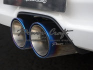 POWER CRAFT HYBRID EXHAUST MUFFLER SYSTEM WITH BLACK TAIL FOR PORSCHE 997 GT3 GT3RS P-PO460103-BKT
