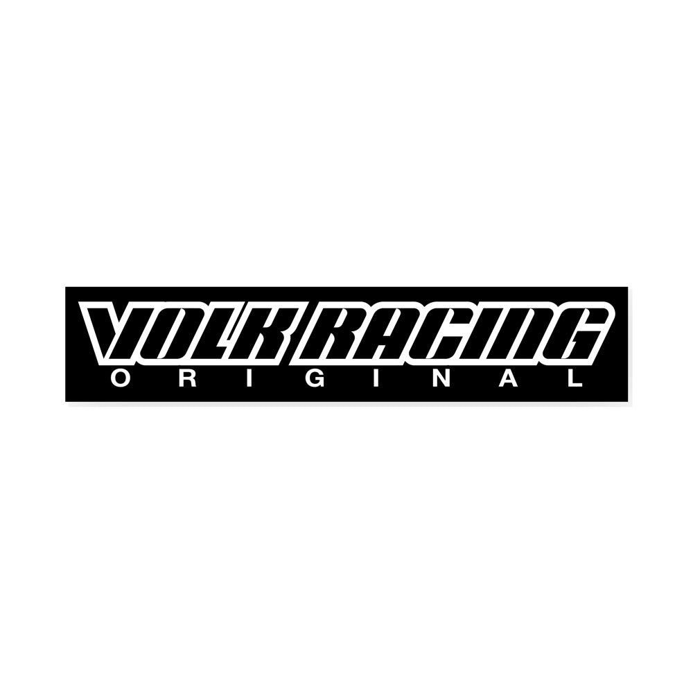 RAYS VOLK RACING LOGO BOX STICKER BLACK 74990000BOXBK
