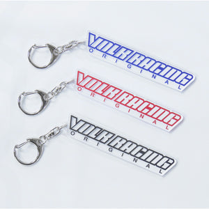 RAYS VOLK RACING LOGO ACRYLIC KEY CHAIN BLACK 74990000ACRBK