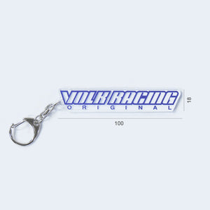 RAYS VOLK RACING LOGO ACRYLIC KEY CHAIN BLUE 74990000ACRBL
