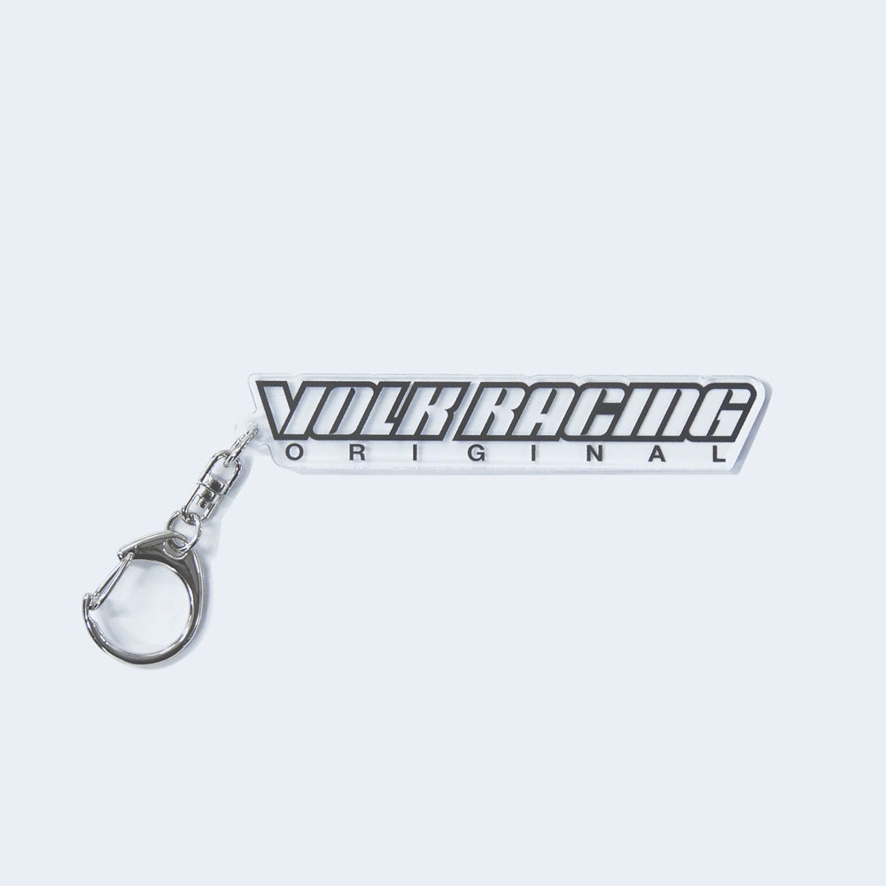 RAYS VOLK RACING LOGO ACRYLIC KEY CHAIN BLACK 74990000ACRBK