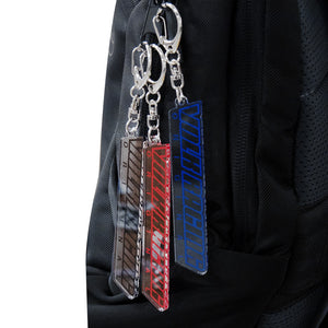 RAYS VOLK RACING LOGO ACRYLIC KEY CHAIN BLUE 74990000ACRBL