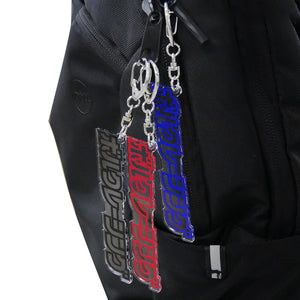 RAYS VOLK RACING JP LOGO ACRYLIC KEY CHAIN BLACK 749900JPACRBK