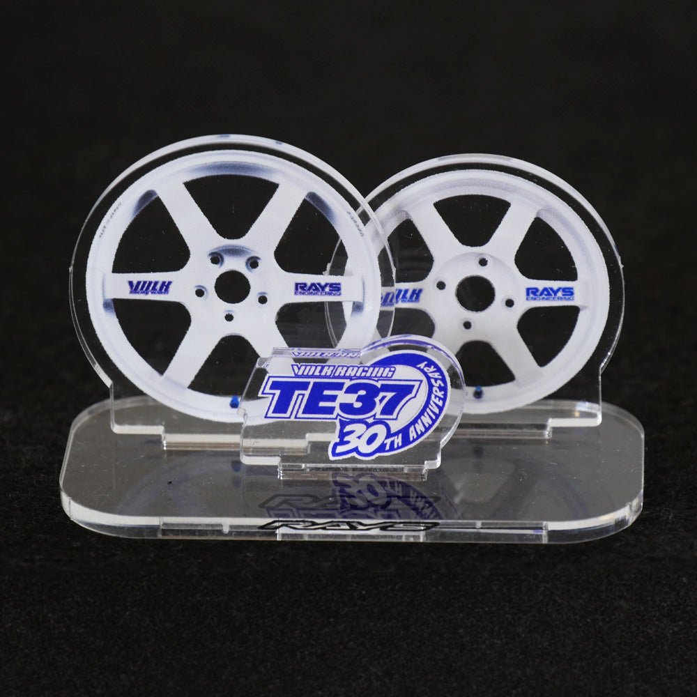 RAYS VOLK RACING TE37 30TH ACRYLIC STAND WHITE 7499TE37ACRWH