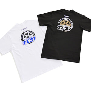 RAYS TE37 30TH LOGO T-SHIRT M BLACK RAYS-TE37-SHIRT-M-BK