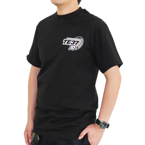 RAYS TE37 30TH LOGO T-SHIRT L BLACK 7499TE3730BKL