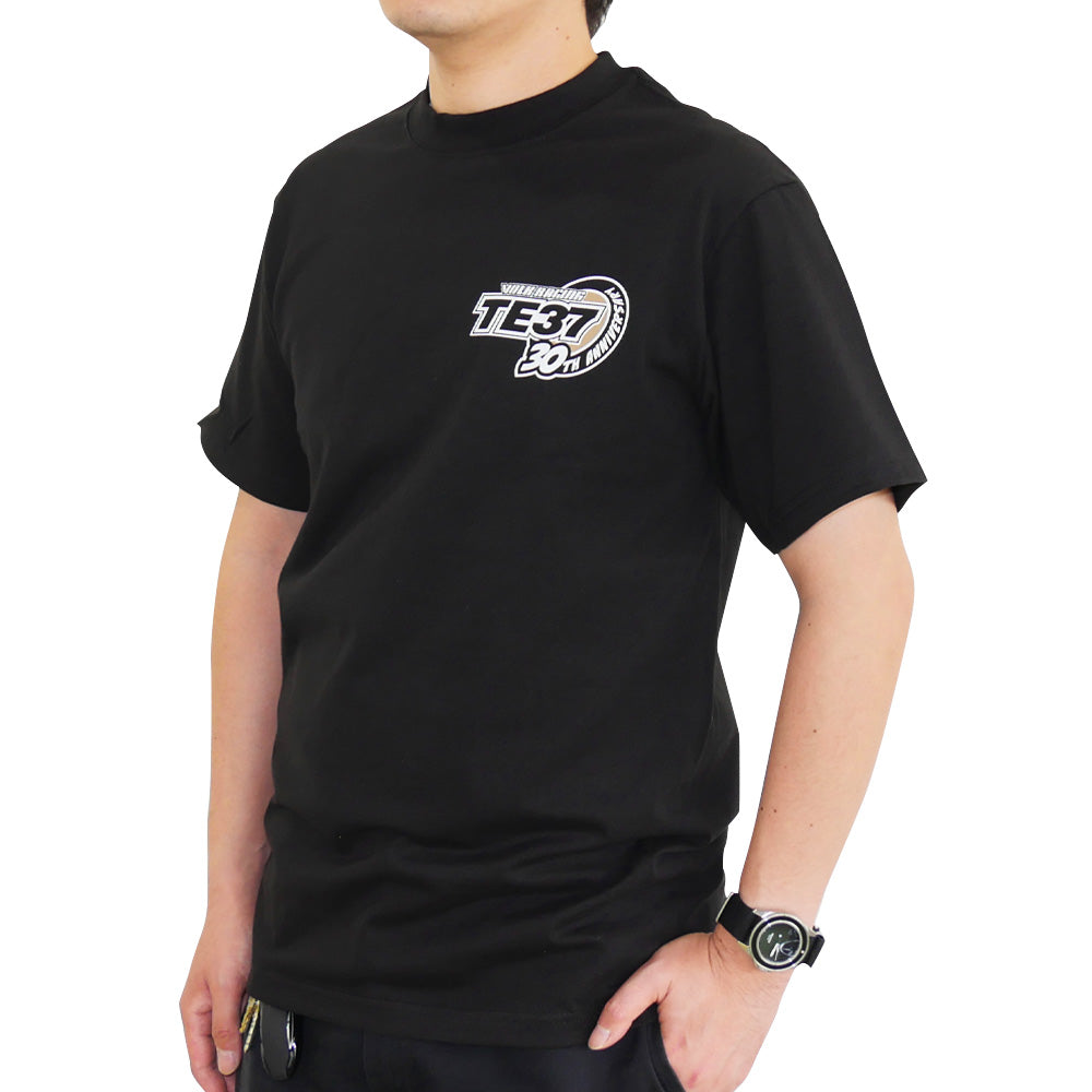 RAYS TE37 30TH LOGO T-SHIRT M BLACK 7499TE3730BKM