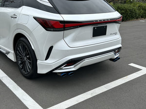 EXART ONE MUFFLER STAINLESS STEEL OVAL TAILPIPE (110MM X 70MM 4 PIECES) EXHAUST EXHAUST FOR LEXUS RX450H+ 6LA-AALH16 A25A-FXS EA02-LX115-S