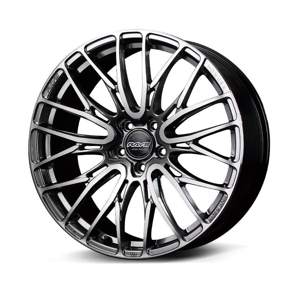 RAYS HOMURA 2X10BD 20X8.5J +45 5X114.3 BLACK RIM EDGE DMC(B9J) 27290854595B9J