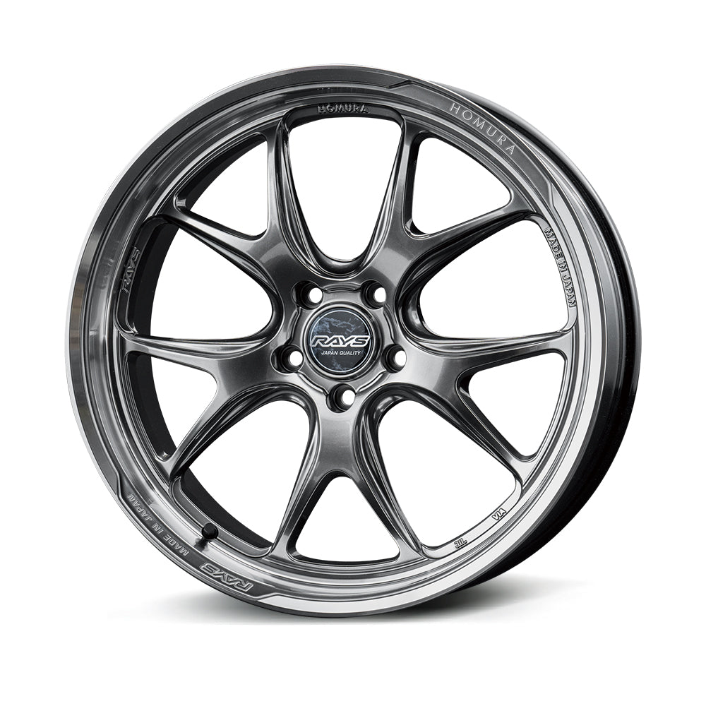 RAYS HOMURA 2X5RA 19X8.5J +45 5X114.3 GLOSSY BLACK RIM DMC (GRACE SILVER RIM DMC (QAJ)) 27369854595BAJ