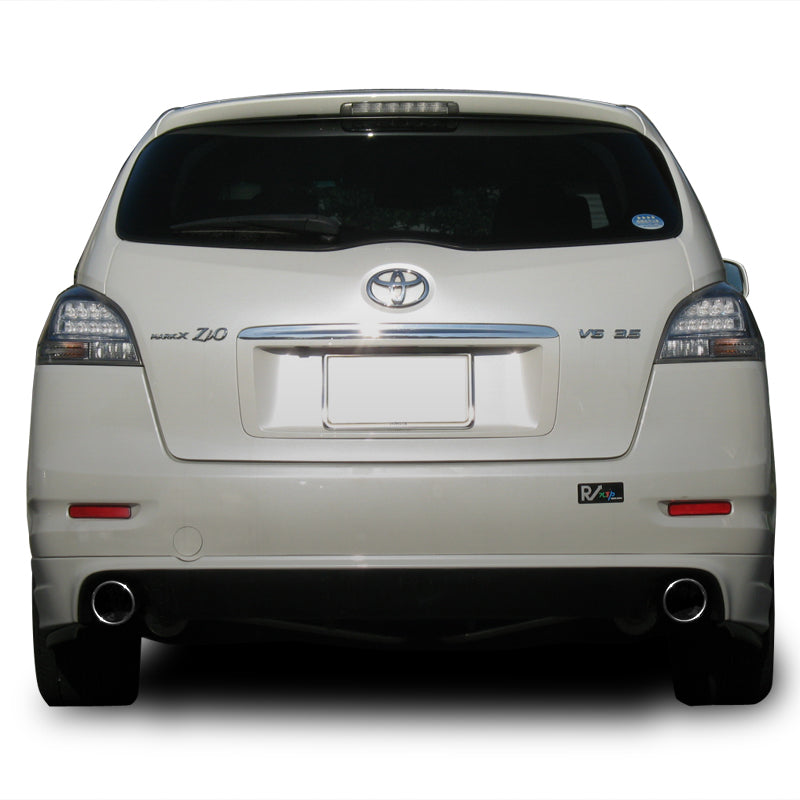 SURUGA SPEED PFS LOUD SOUND MUFFLER EXHAUST STAINLESS STEEL 90φ RIGHT ANGLE FOR TOYOTA MARK X DBA GGA10 2GR-FE SRT-422-A - Black Hawk Japan