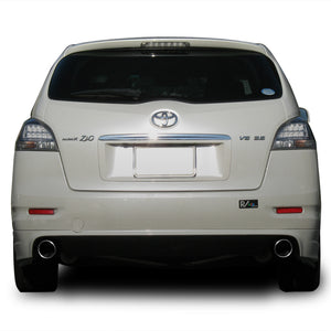 SURUGA SPEED PFS LOUD SOUND MUFFLER EXHAUST TITANIUM 100φ RIGHT ANGLE FOR TOYOTA MARK X DBA GGA10 2GR-FE SRT-422-G