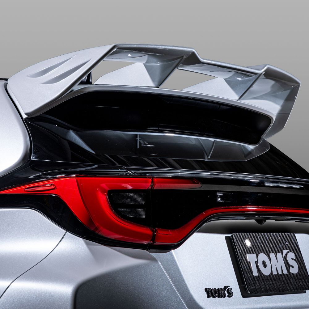 TOMS REAR ROOF WING WHITE 089 FOR TOYOTA GR YARIS GXPA16 KOUKI 76871-TPA18-W - Black Hawk Japan