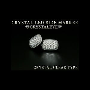 CRYSTAL EYE CRYSTAL LED SIDE MARKER, BLACK TYPE FOR TOYOTA HARRIER 10 30  D019BK